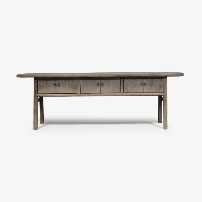 ANTIQUE 3 DRAW SHANXI 2360MM CONSOLE