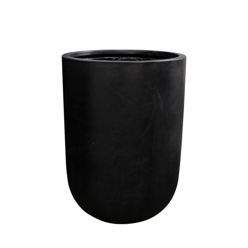 Oreti Black Planter - Medium