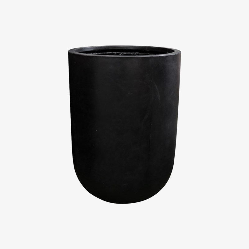 Oreti Black Planter - Medium
