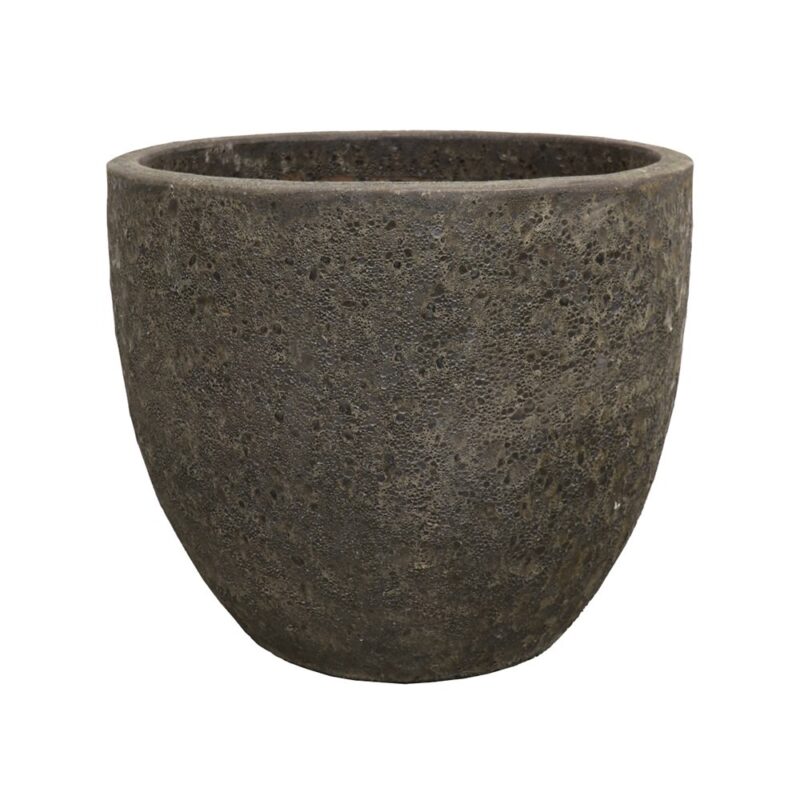 Lava Egg Pot Black - Extra Large