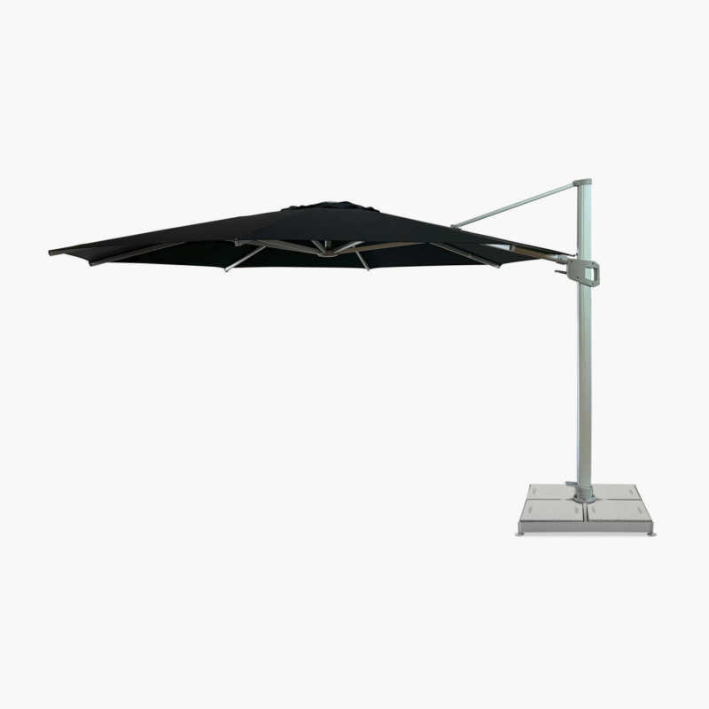 BALI 3.3M ROUND CANTILEVER BLACK/ SILVER