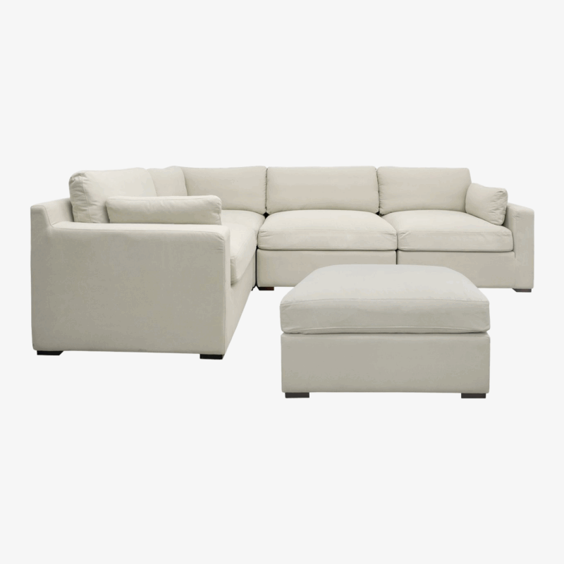 Lisbon 5 Piece Modular Sofa Setting - Sand