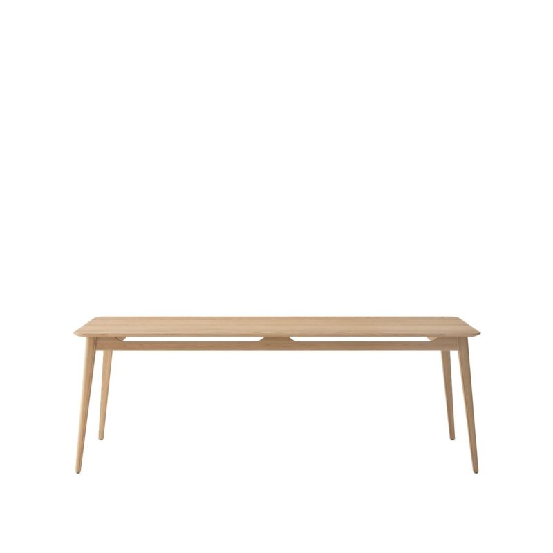 Rokke Dining Table 180cm - Solid Oak/Natural