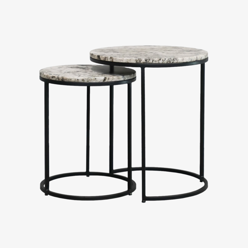Monaco Nesting Side Table Set - Alaska