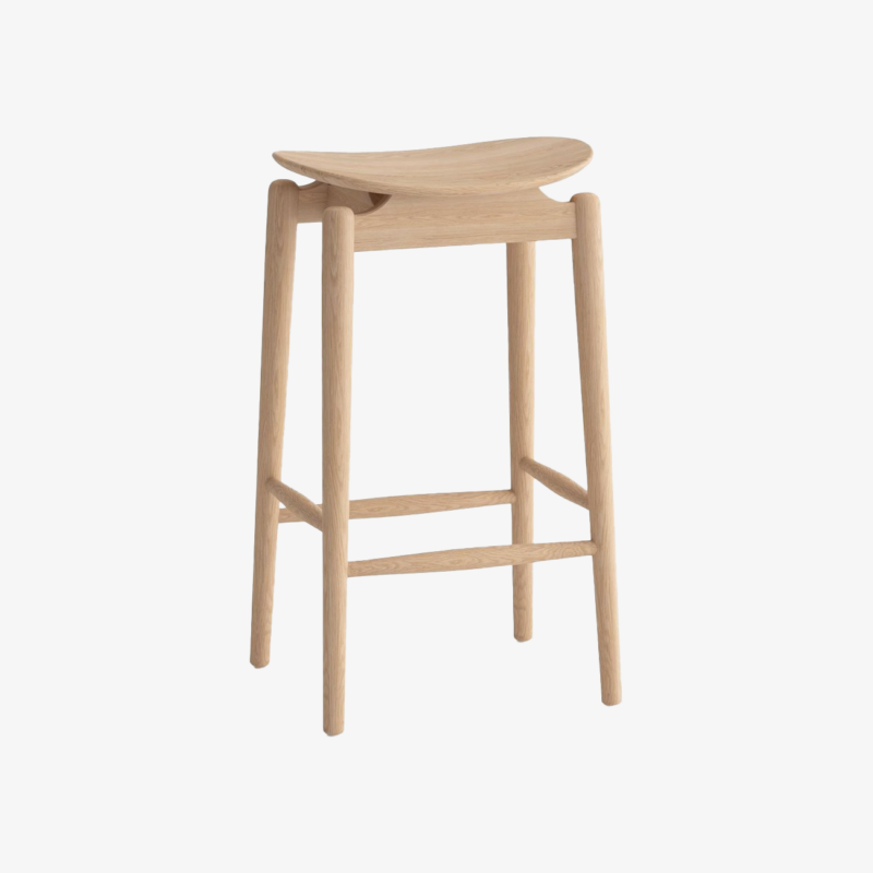 Oslo Barstool - Solid Oak/Natural