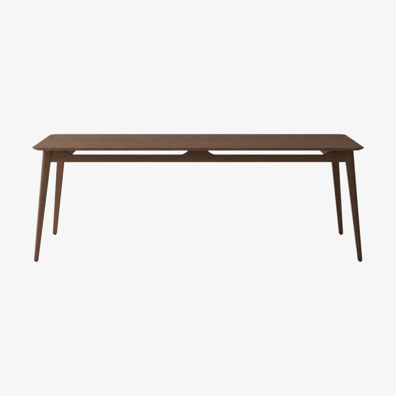 Rokke Dining Table 220cm - Solid Oak/Walnut