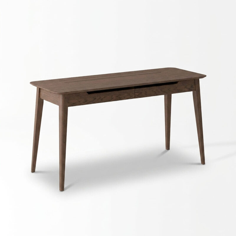 Ryen Study Desk - Solid Oak/Walnut