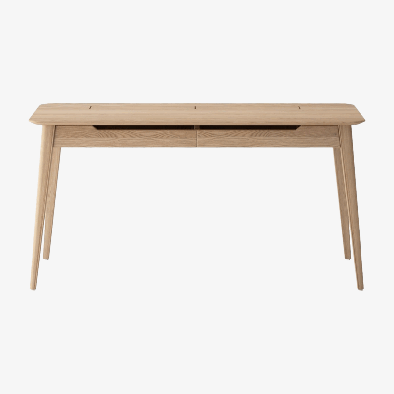 Ryen Study Desk - Solid Oak/Natural