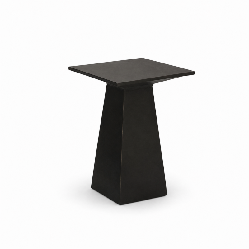 TANGIER LARGE OCCASIONAL TABLE MATT BLACK