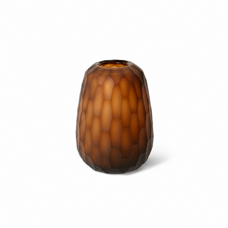 ROMINA VASE BROWN
