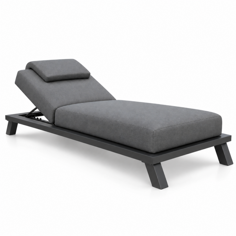 Santorini Lounger Black