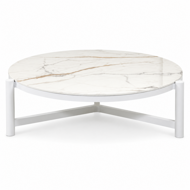 ANTIBE OUTDOOR COFFEE TABLE WHITE 1260mm