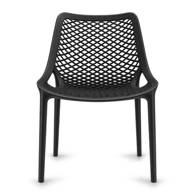 NEO OUTDOOR DINING CHAIR BLACK
