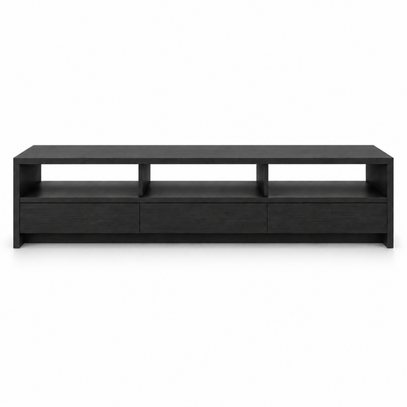 GIOVANNI 2400 X 500 ENTERTAINMENT UNIT - ONYX SOFT TOUCH