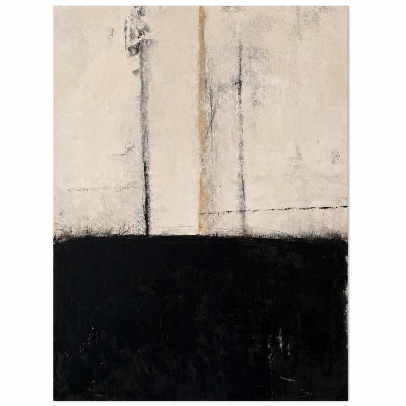 FRAMED ABSTRACT 1 - OIL PAINTING