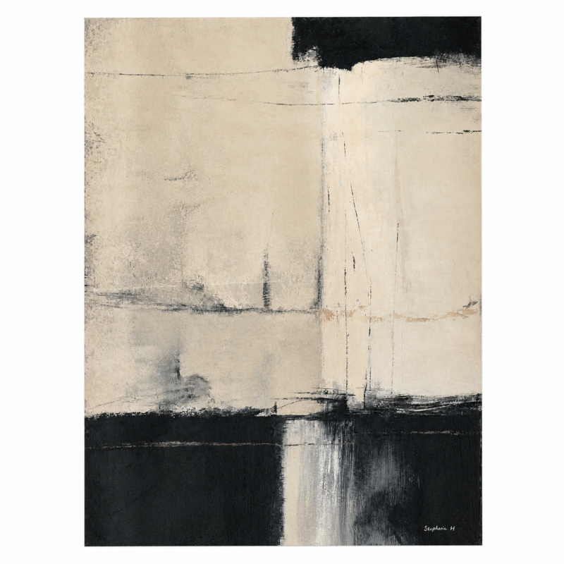 FRAMED ABSTRACT 4 - OIL PAINTING