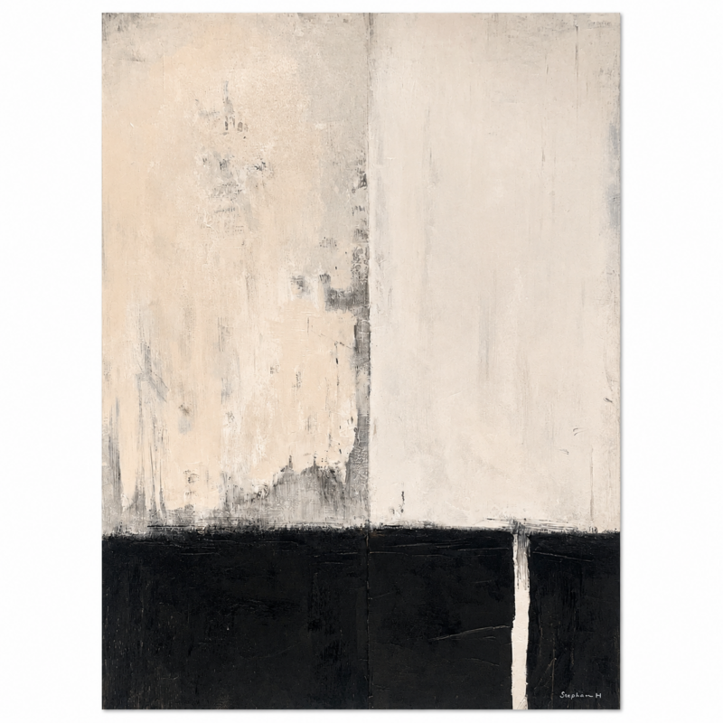 FRAMED ABSTRACT 6 - OIL PAINTING