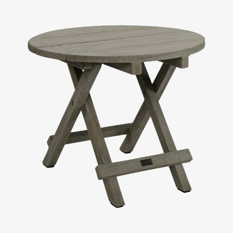 Vintage Outdoor Round Side Table