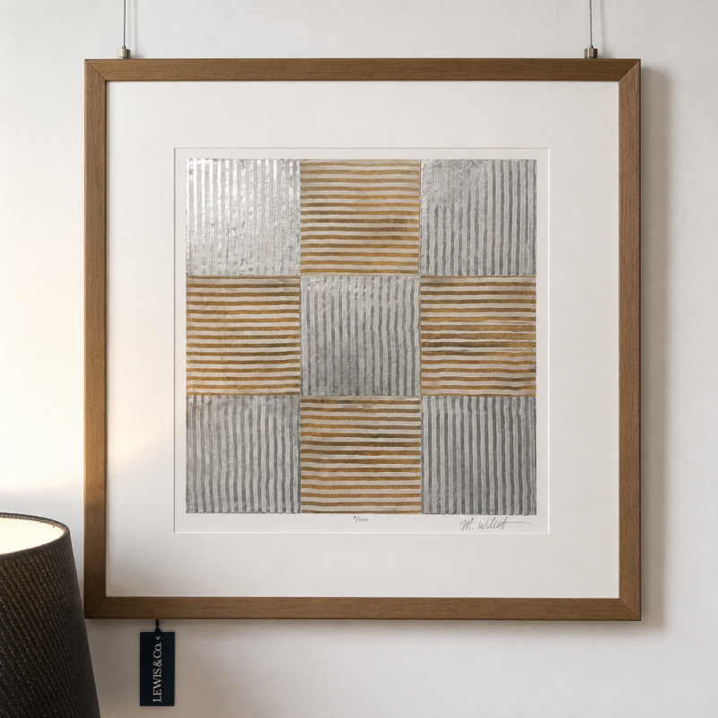 DRAUGHTBOARD 2 FRAMED PRINT
