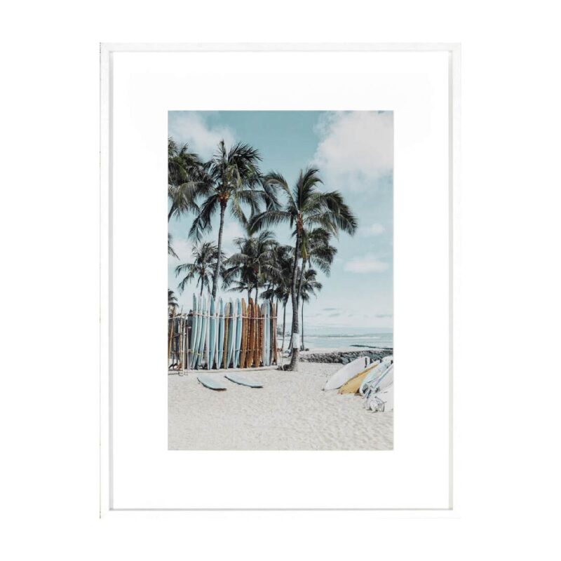 Waikiki Surfing - Print