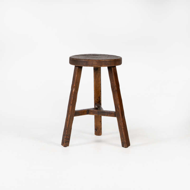 ANTIQUE ROUND STOOL