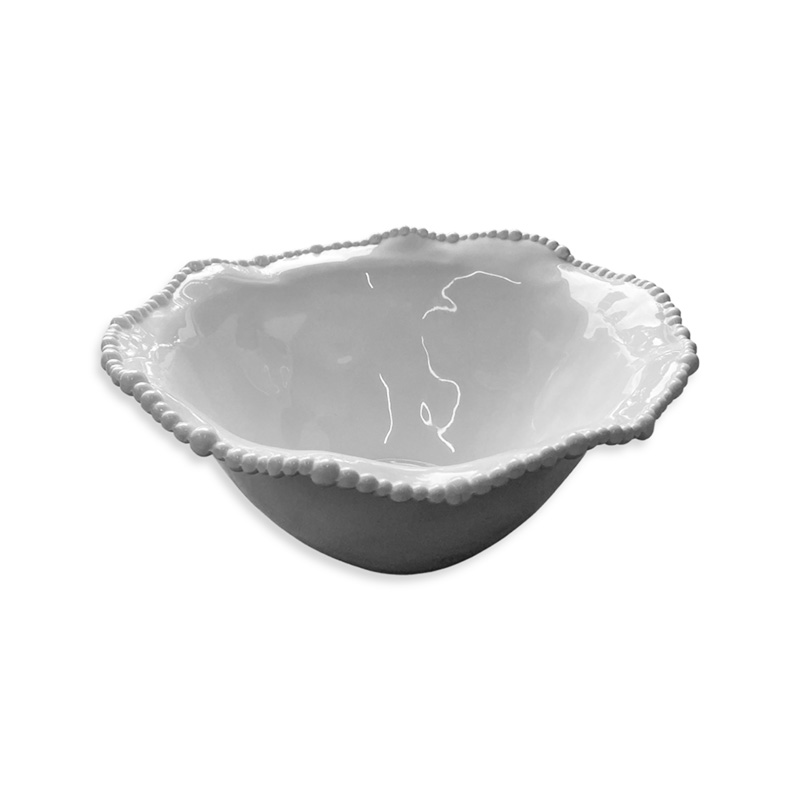 Melamine Pearl Bowl – White
