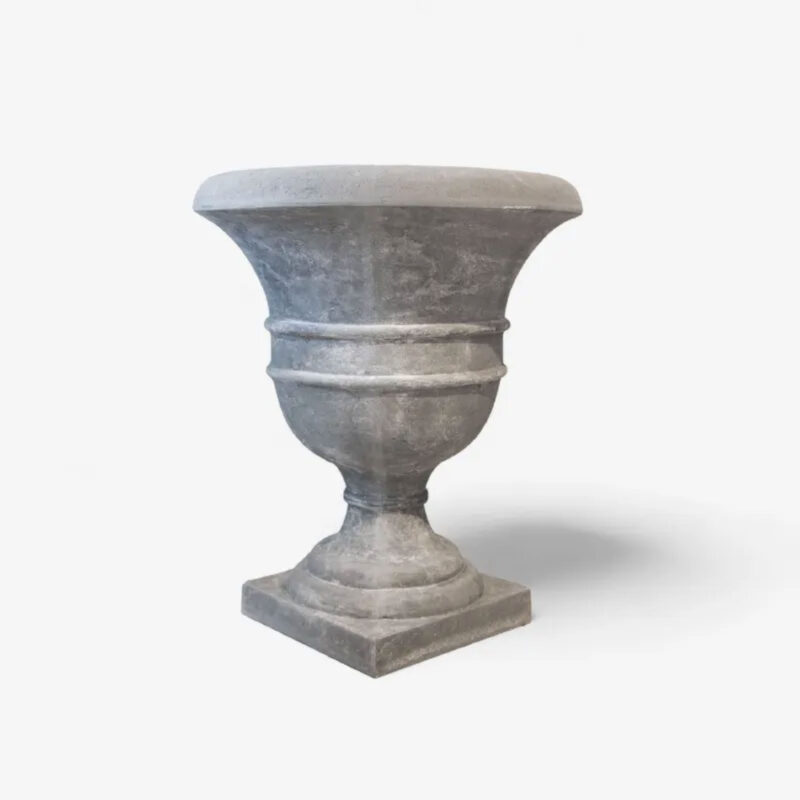 Large Formal Urn Raw Grey