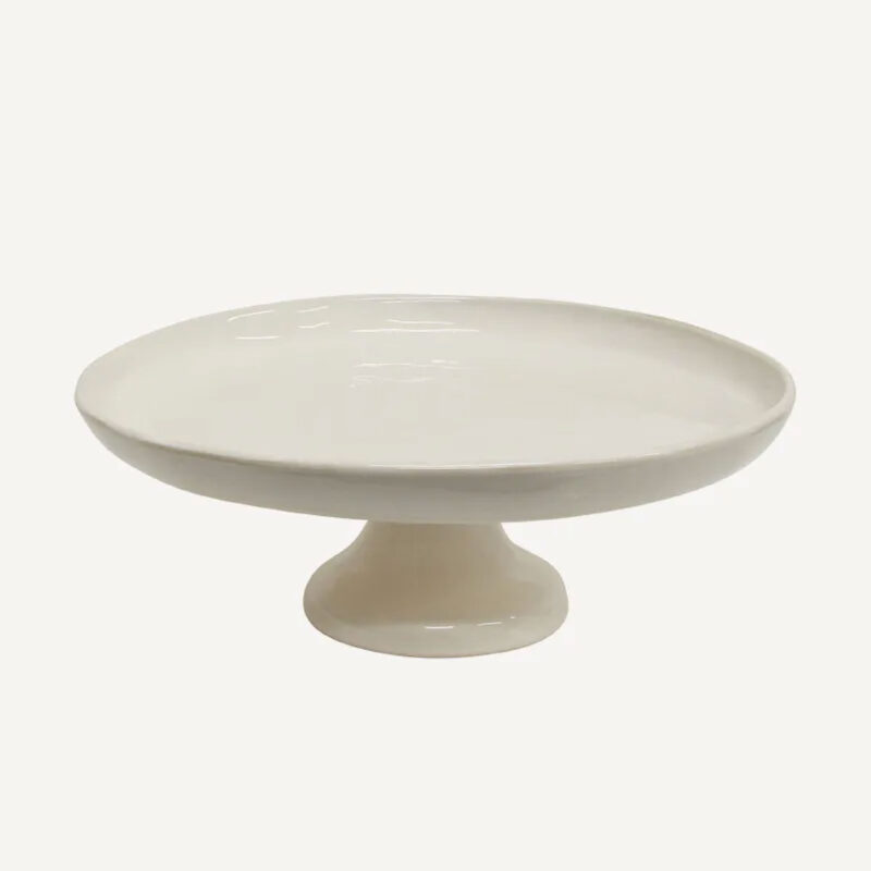 Franco Rustic White Cake Stand