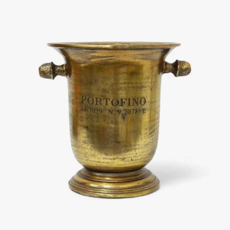 Portofino Gold Champagne Bucket Tall