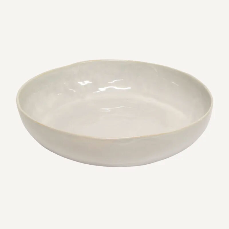 Franco White Large Serving Bowl