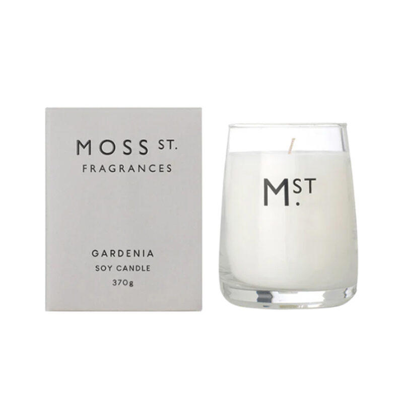 MOSS ST Gardenia Soy Candle 370g
