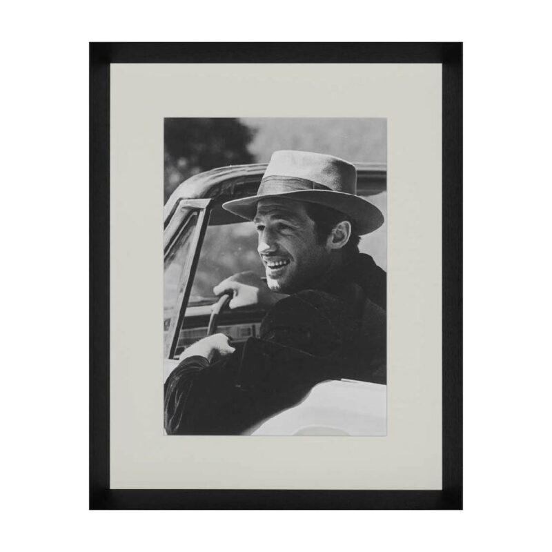 Belmondo Chapeau Pierrot le fou - Print