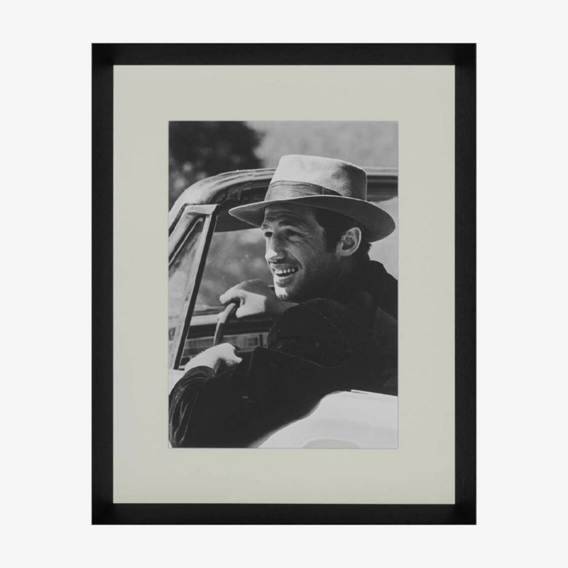 Belmondo Chapeau Pierrot le fou Print