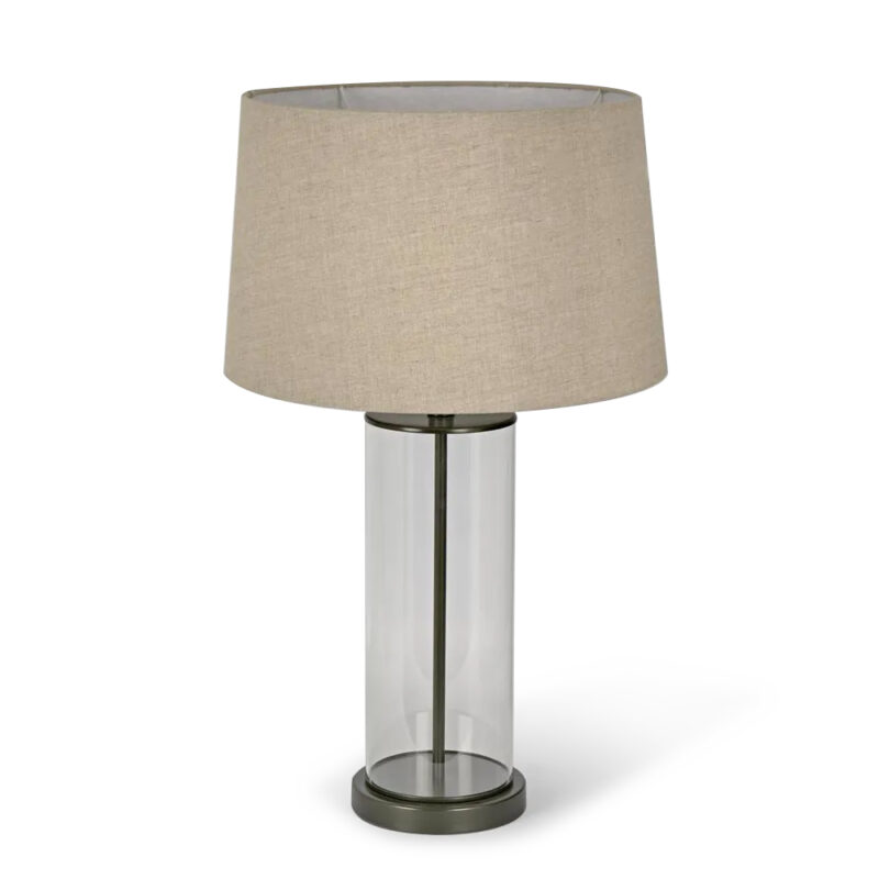 Iris Glass Table Lamp - Black