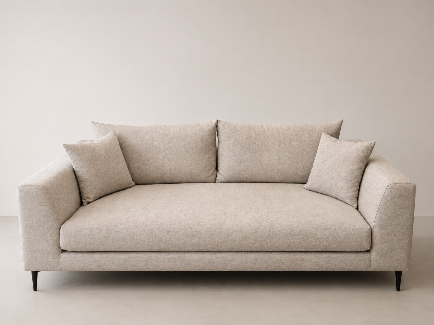 JAMESTOWN FABRIC 3STR SOFA - SILVER