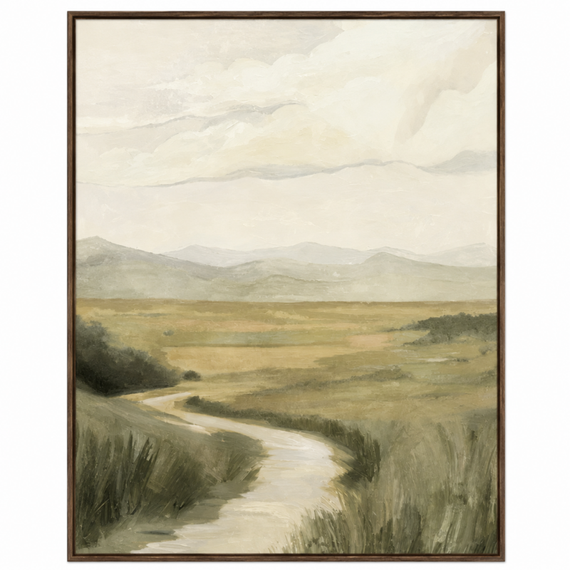 LORNE HAND EMBELLISHED FRAMED CANVAS