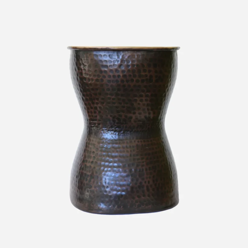 LUXOR STOOL IN BLACK ANTIQUE FINISH