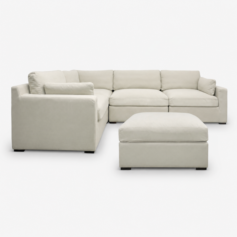 Lisbon 5 Piece Modular Sofa Setting Sand