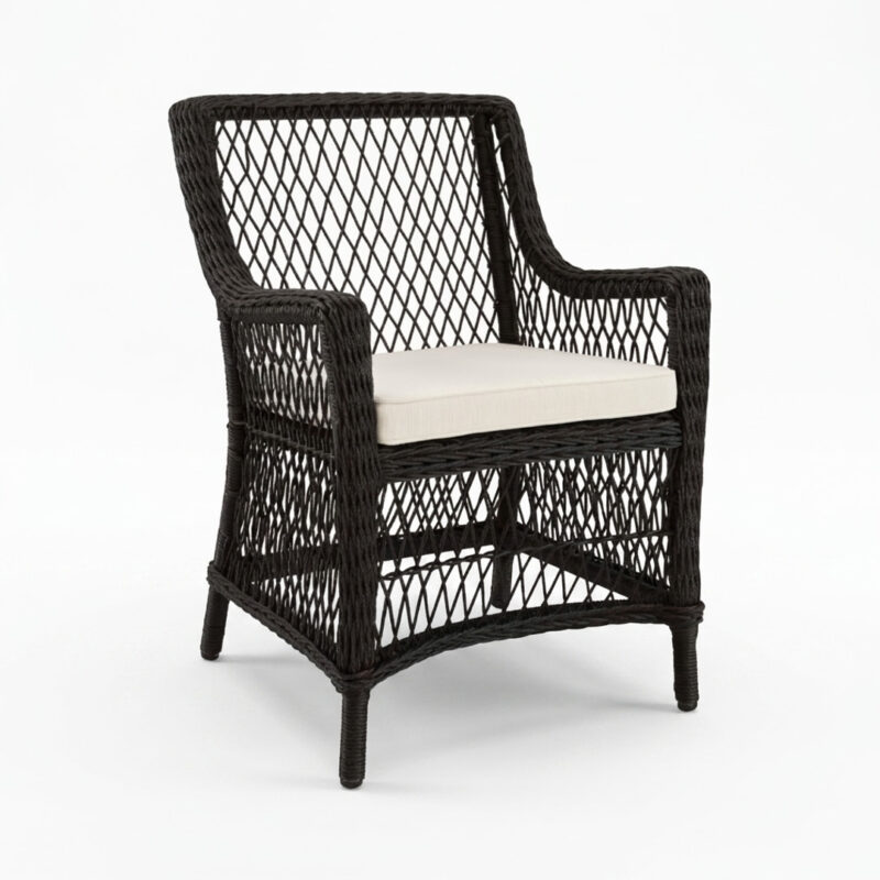 MARBELLA DINING CHAIR – BLACK TWIST