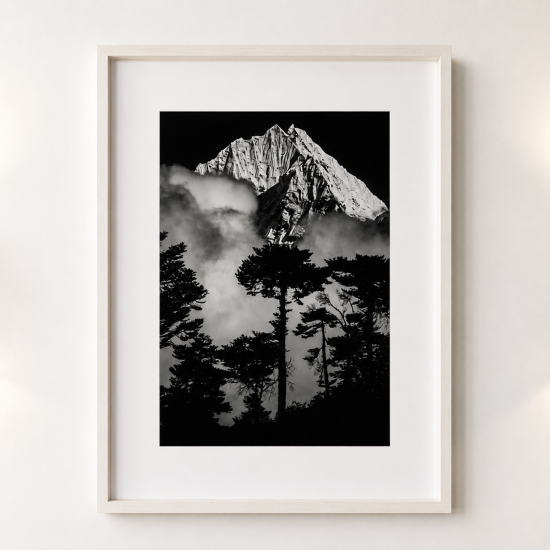 MOUNTAINS FRAMED PRINT