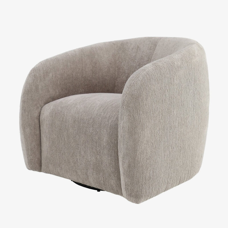 Max Swivel Chair - Chinchilla