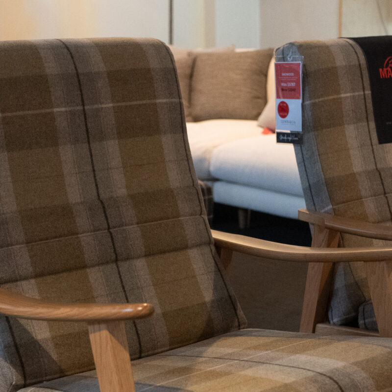 SHOWOOD PUSH BACK RECLINER LOCHIEL GRASSLAND