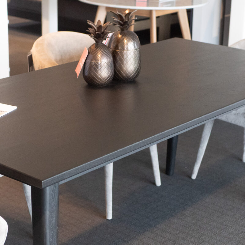 VERSO 1800MM DINING TABLE BLACK OAK