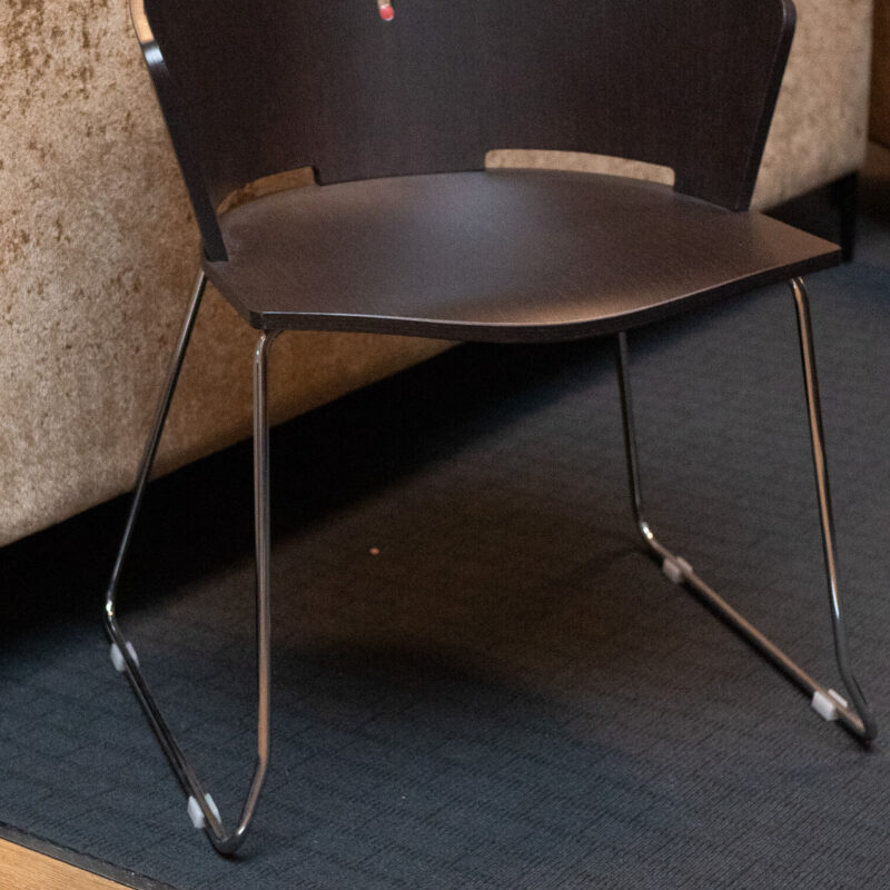 PRIMA CHAIR FIXED BASE WENGE