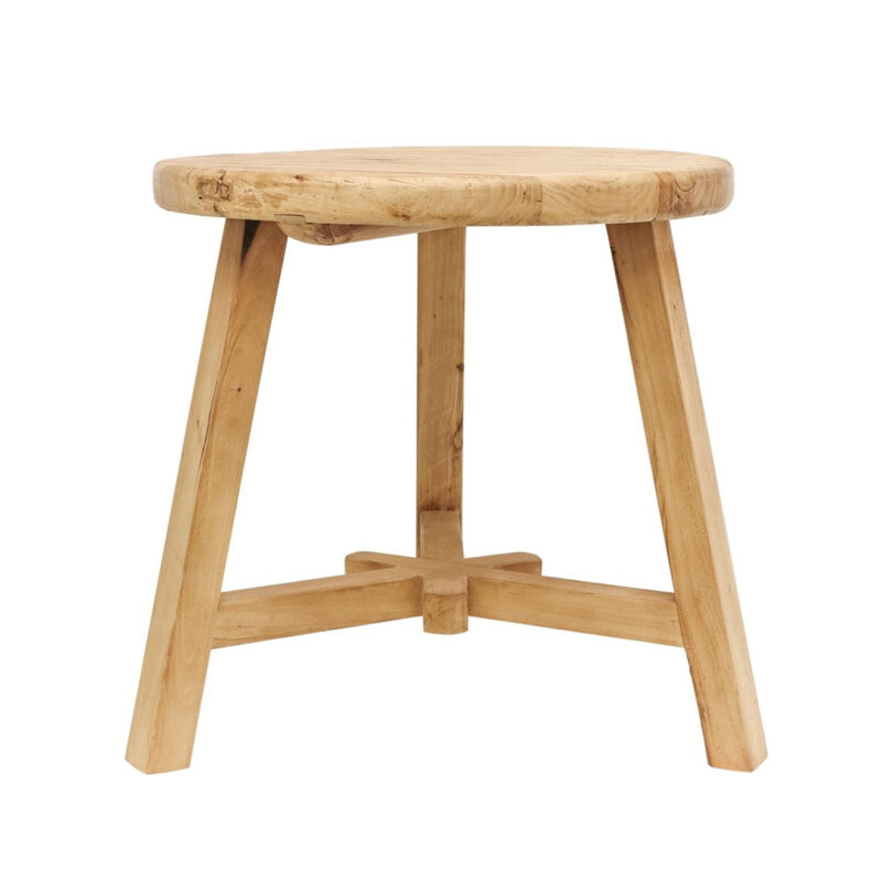 Parq Tall Round End Table - Natural