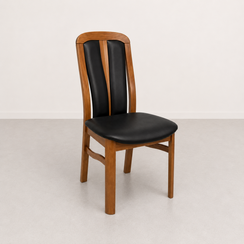 POULSEN RIMU DINING CHAIR LEATHER