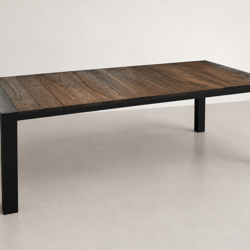 Portofino Outdoor Dining Table (Black)