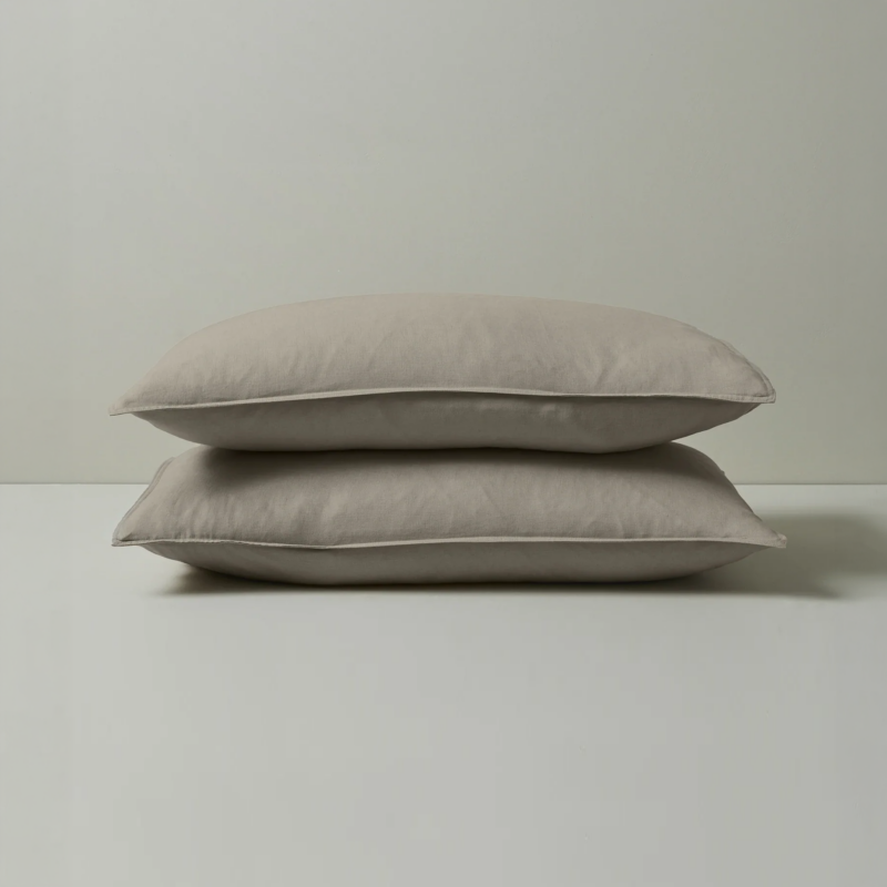 Ravello Pillowcase Set Pebble