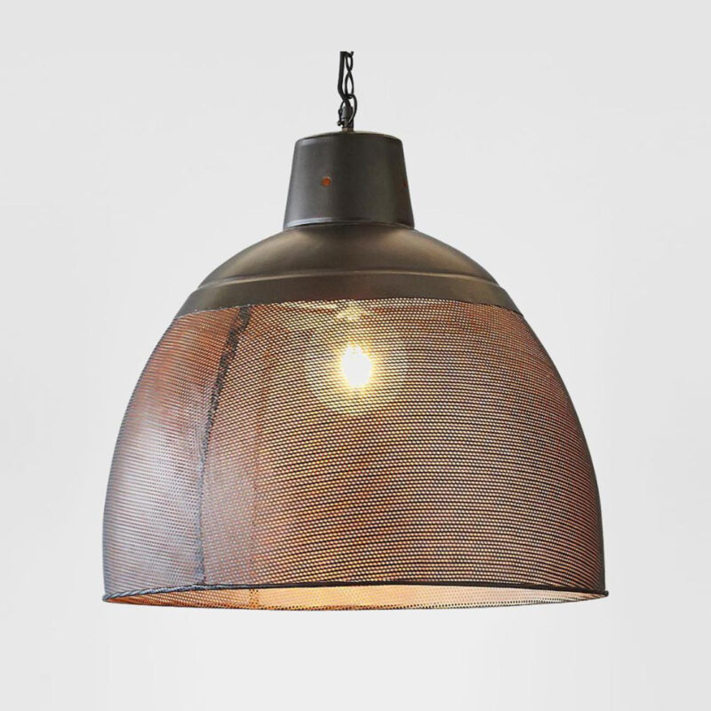 Riva Ceiling Pendant Large Black and Gold