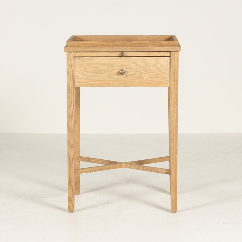 Saskia Bedside Table Oak Natural